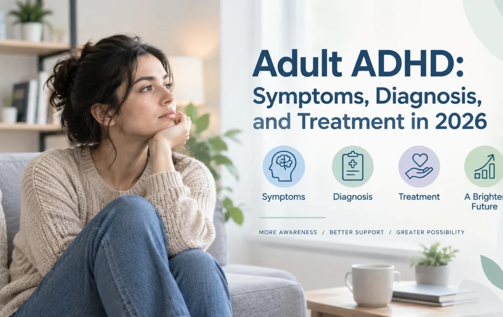 Adult ADHD Symptoms, Diagnosis, and Treatment in 2026